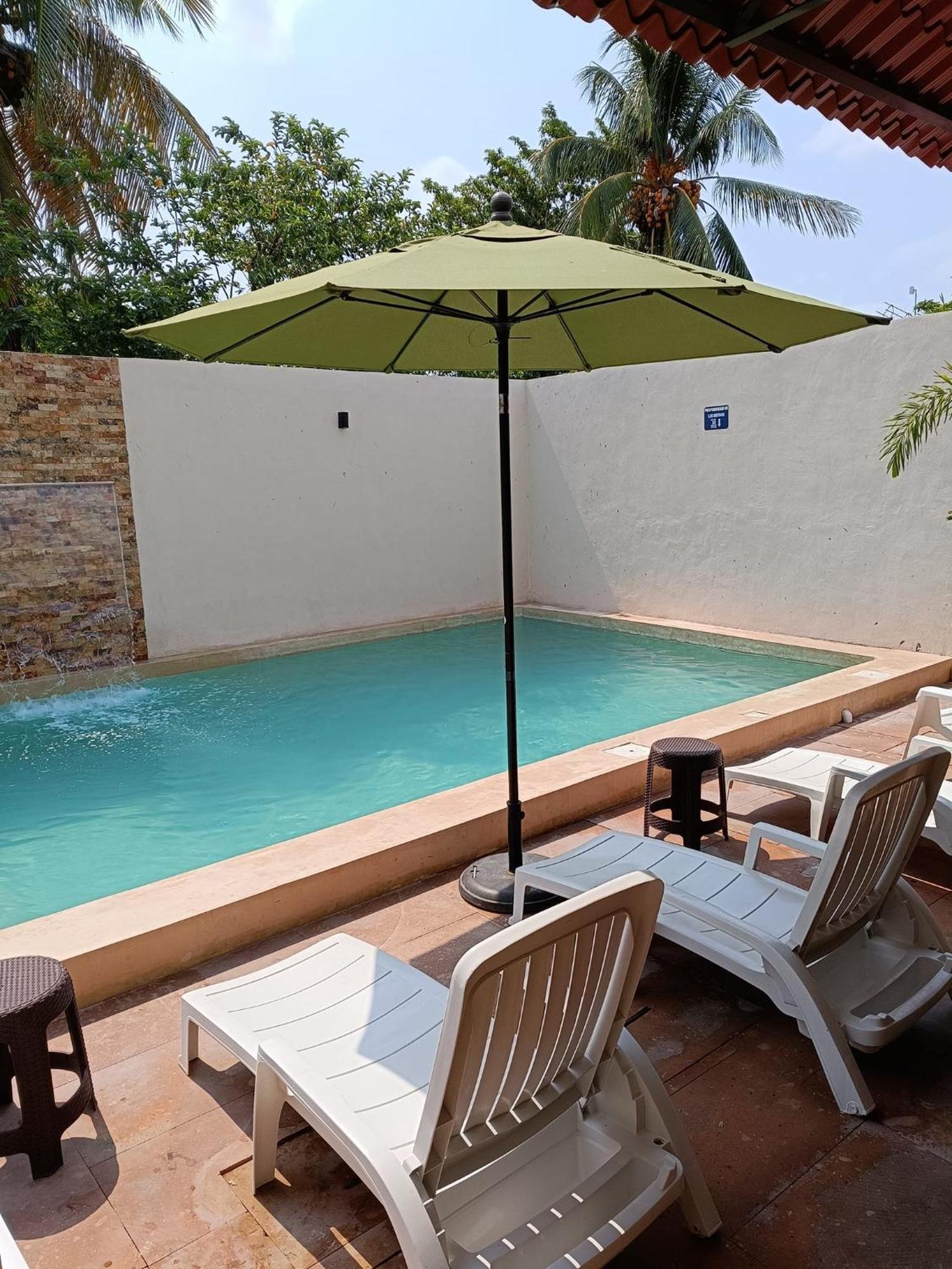 Hotel Beach Don Gonzalo Celestun Bagian luar foto